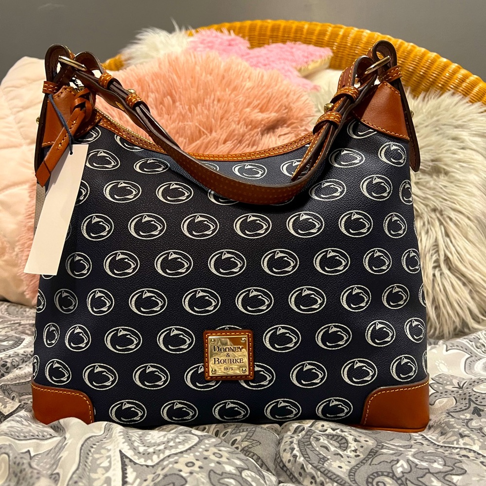 BRAND NEW (never used) Dooney & Bourke Penn State Purse